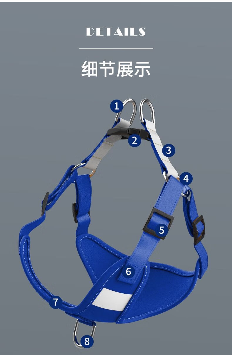 冬天遛狗绳链子背心式狗狗牵引绳泰迪柯基比熊法斗小中型犬胸背带牵引