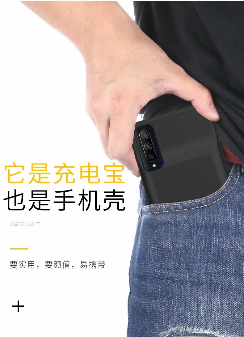 isoojo 适用vivoiqoo pro背夹式电池5g无线充电宝neo855手机壳电源器