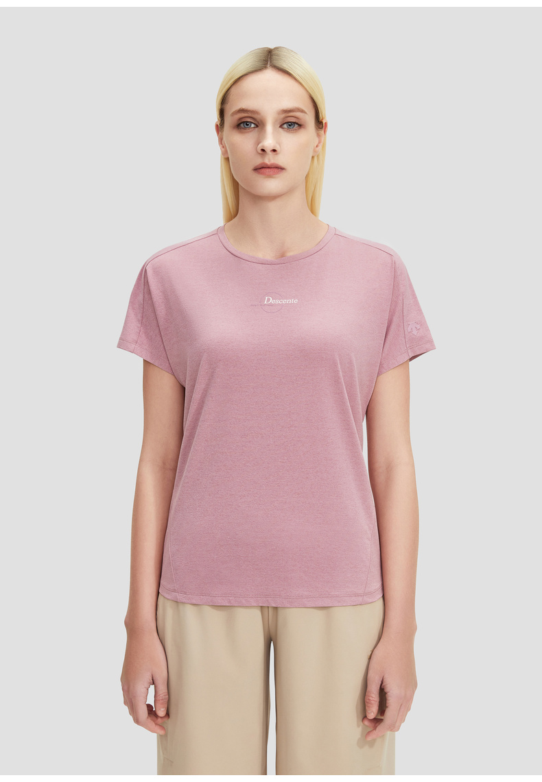 descente迪桑特 womens a-motion系列 女子短袖针织衫 d2232yts25