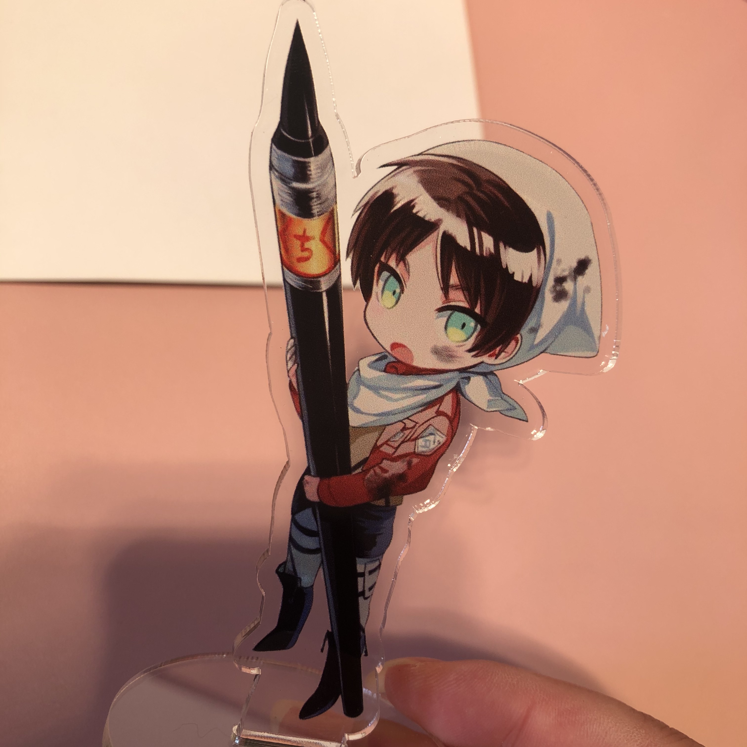 动漫大周边 高15cm 进击的巨人立牌 利威尔兵长亚克力立牌摆件 进击小