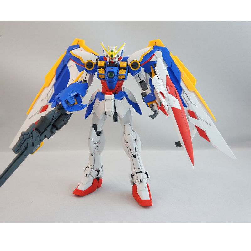 【旗舰自营】现货 mg1/100 飞翼高达ew飞翼零式 可变形拼装模型玩具