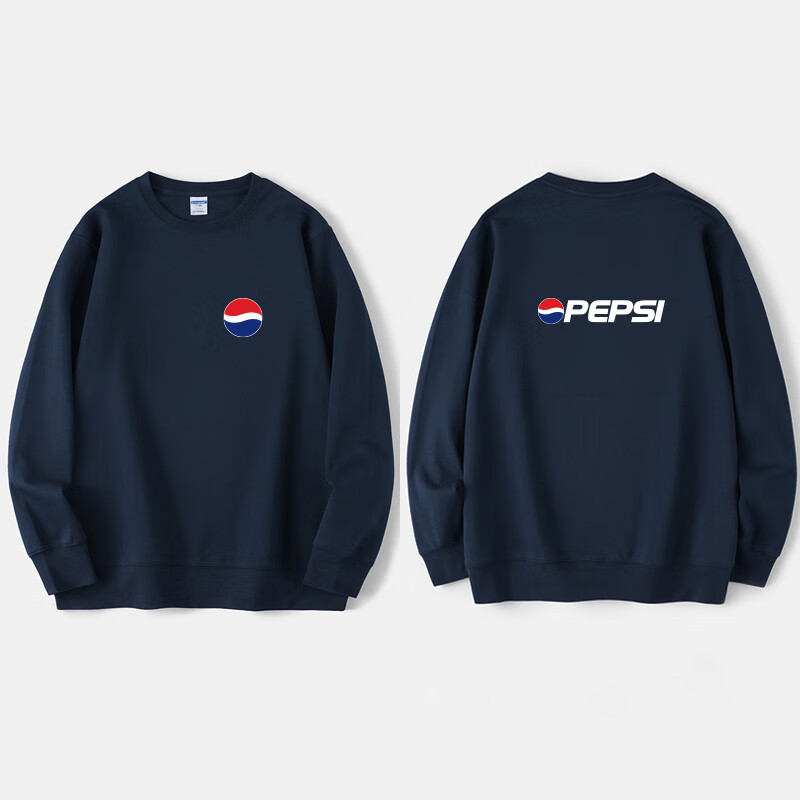 百事可乐联名百事可乐联名pepsi百事可乐卫衣圆领毛圈衣服套头男女