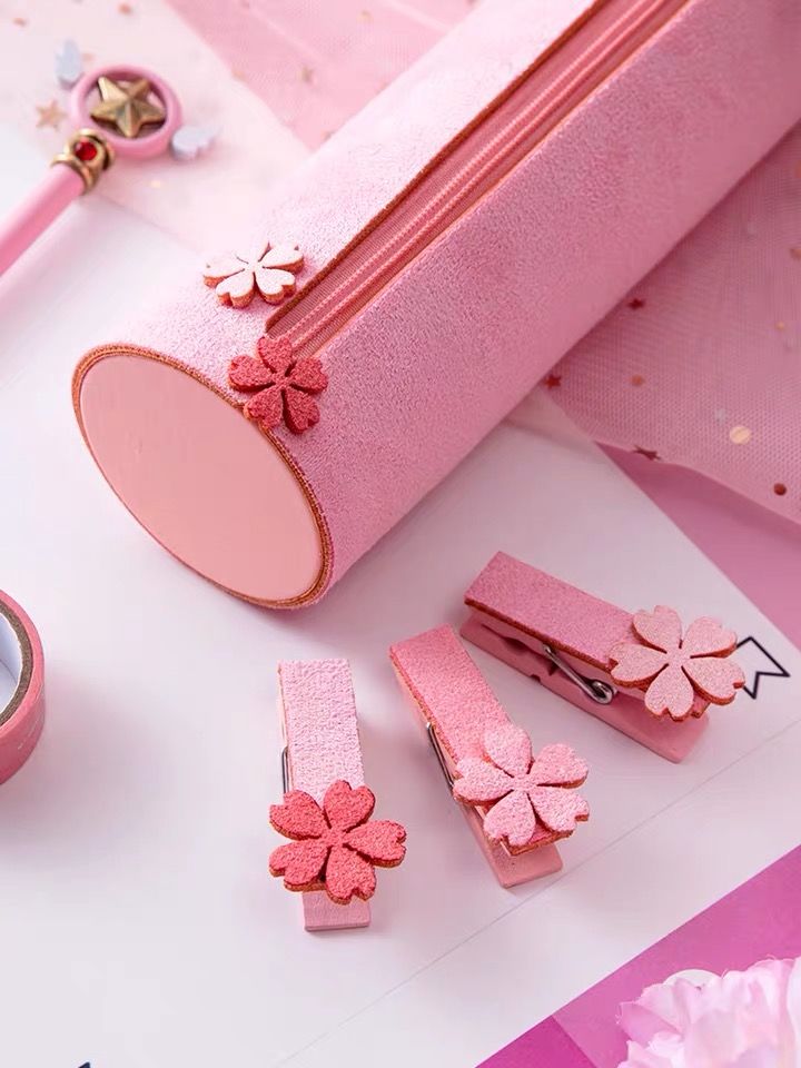 少女心笔袋韩版中学生可爱铅笔文具盒网红生日礼物闺蜜 芭比粉【礼盒