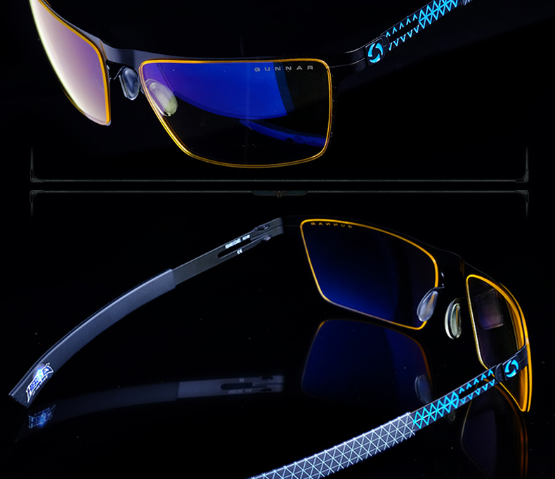 gunnar美国进口防蓝光电脑护目镜防辐射电脑办公镜电竞游戏眼镜风暴