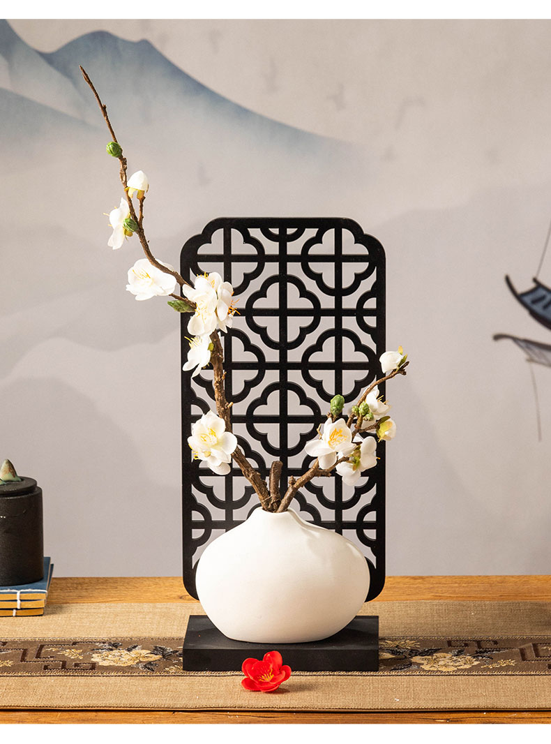 家装软饰 装饰摆件 伽亿 伽亿家居新中式现代家庭客厅展示架柜子高端