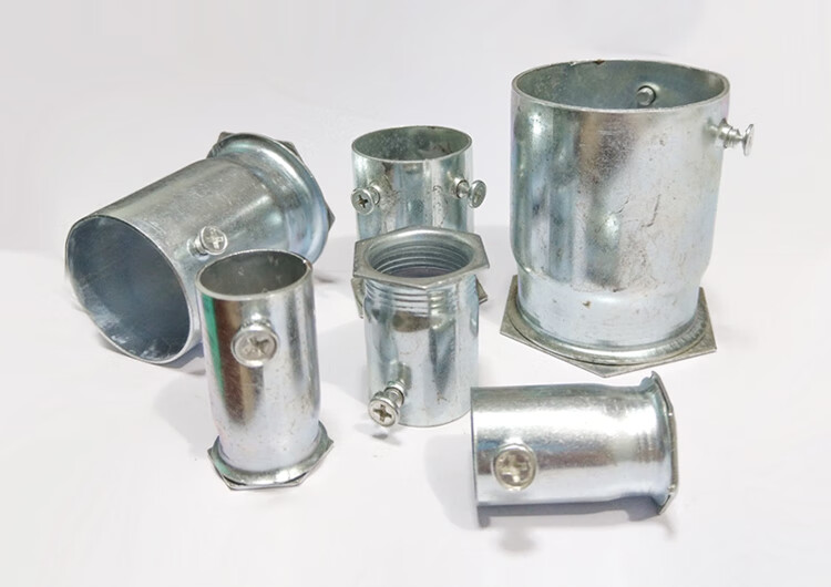 kbg管锁母jdg杯梳20盒接内丝25镀锌钢管螺接头22锁扣压式押合接27 22