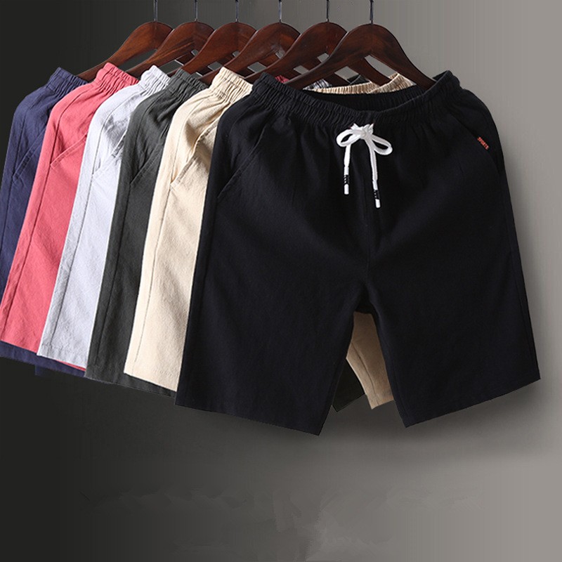夏天肥佬半截裤宽松肥大男士夏季远动宽松大裤衩薄沙滩马裤中裤子男