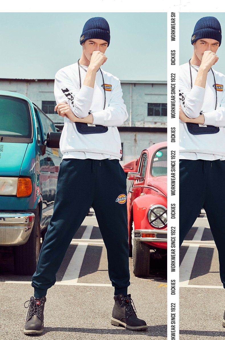 经典款dickies休闲裤男女同款情侣款logo印花休闲裤休闲裤男dk007066