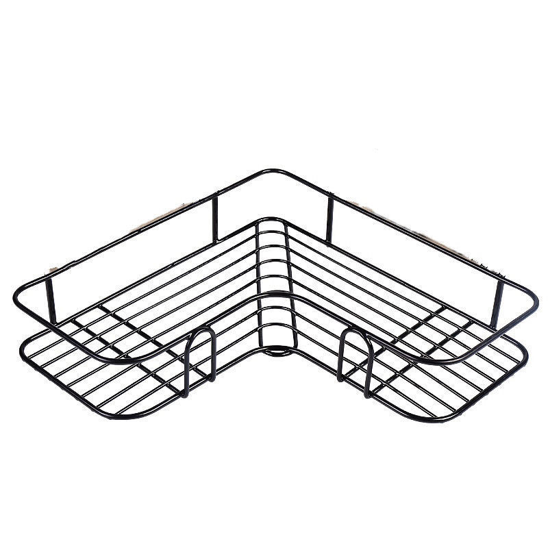 敬相如厨房置物架转角壁挂式免打孔调料收纳架家用卫生间浴室粘墙三角