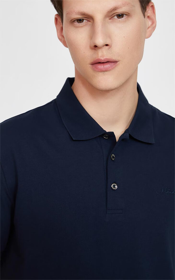 jlindeberg金林德伯格秋季商务休闲polo衫翻领短袖男士潮流52013z551