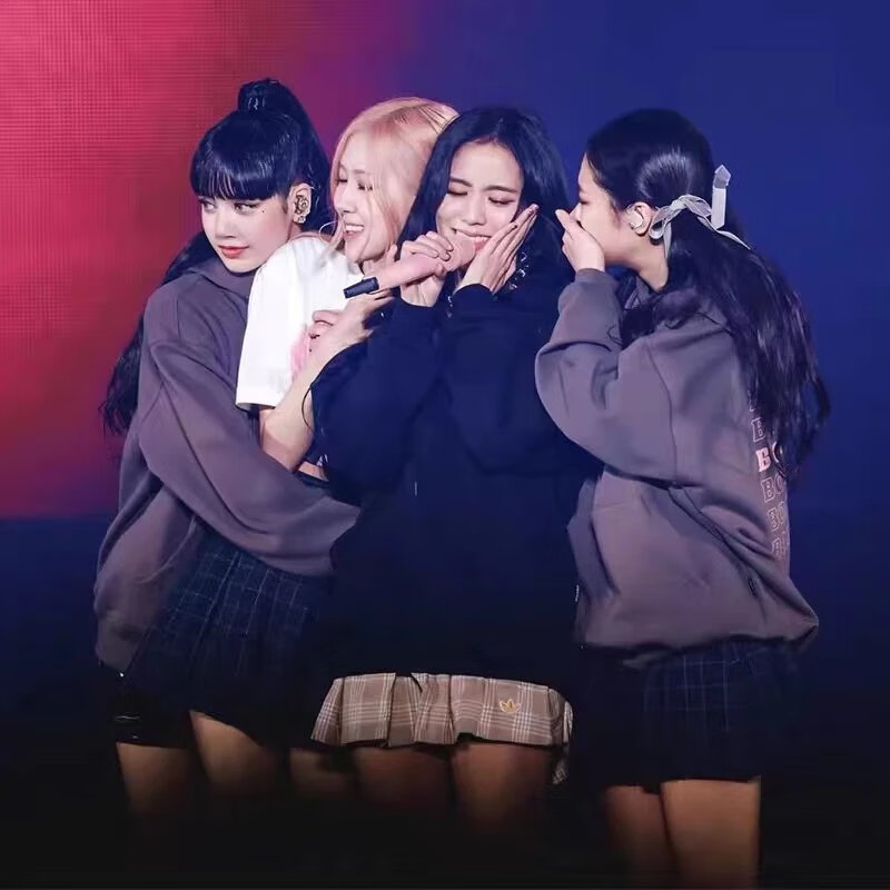 blackpink卫衣周边应援衣服演唱会世巡bornpink连帽外套加绒加厚深