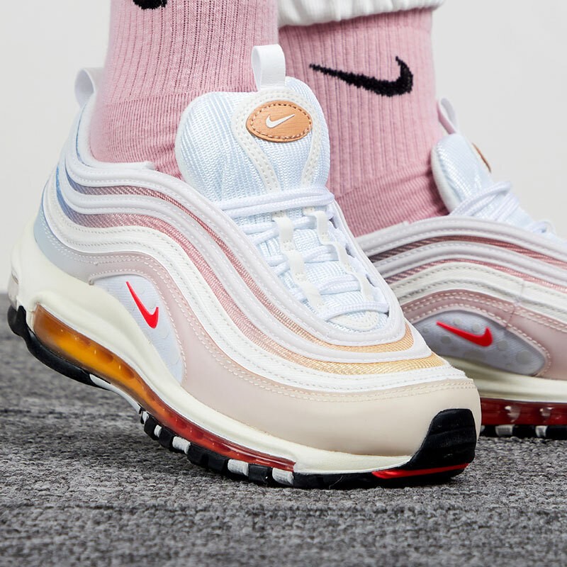 nike耐克女跑步鞋 2021年春季新款w air max 97缓震彩虹渐变运动dd