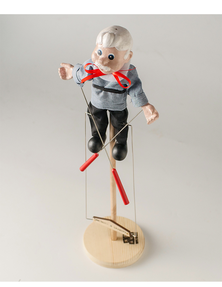 提线木偶 杖头木偶娃娃孙悟空新款傀儡人偶可动玩具提线木偶生日礼物