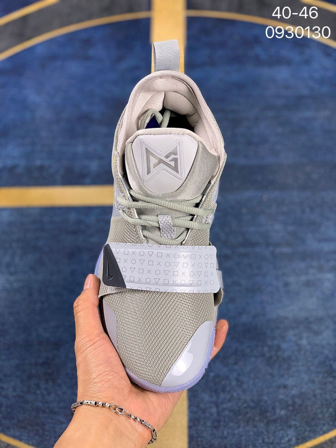 5保罗乔治泡椒亮灯雷霆联名电玩篮球鞋bq8391 浅灰-亮 44【图片 价格