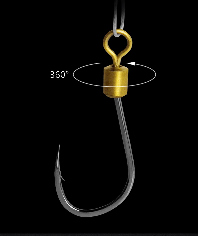 钩绑好单钩子线成品海钓防咬转环沟鲈鱼鲳鱼勾钢丝带线 (伊势尼钢丝单