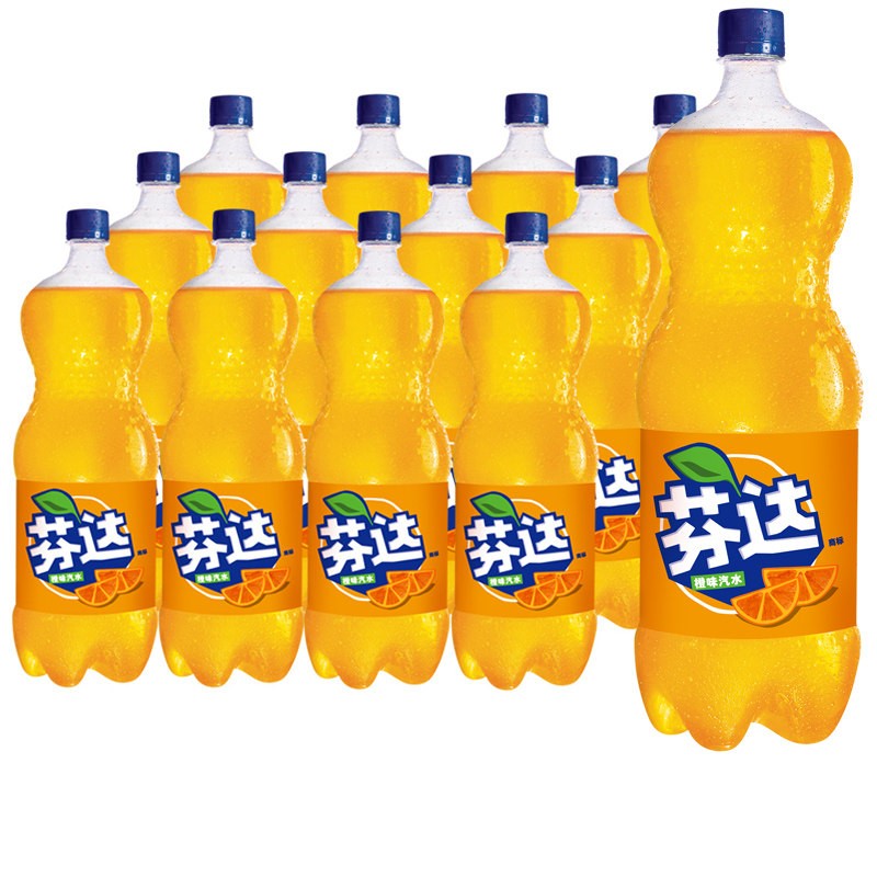 可口可乐雪碧芬达橙组合888ml*3瓶6瓶12瓶装整箱碳酸饮料零度可乐 888