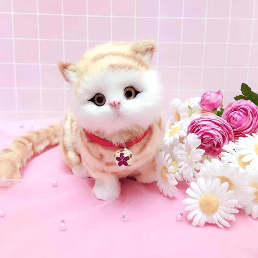 迪士尼官方旗舰生日礼物女闺蜜女朋友男朋友女生儿童仿真猫咪创意情人