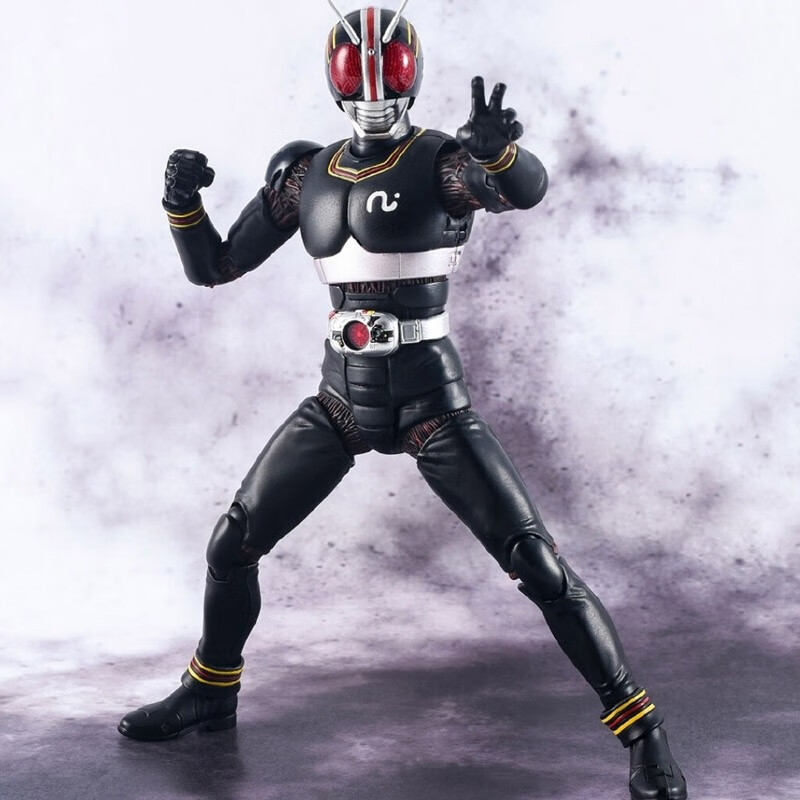 魂限定假面骑士shf真骨雕模型玩具15cmblack南光太郎商品拆封后不退换
