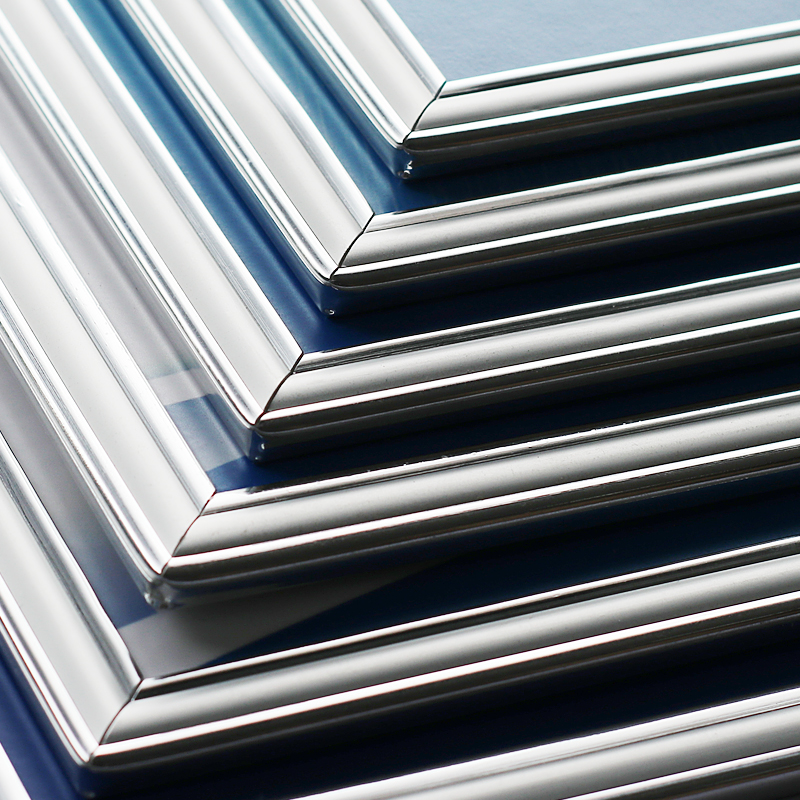 公司工厂办公室仓库管理看板精艺中博kt板 kt板银色框(相同尺寸六张起