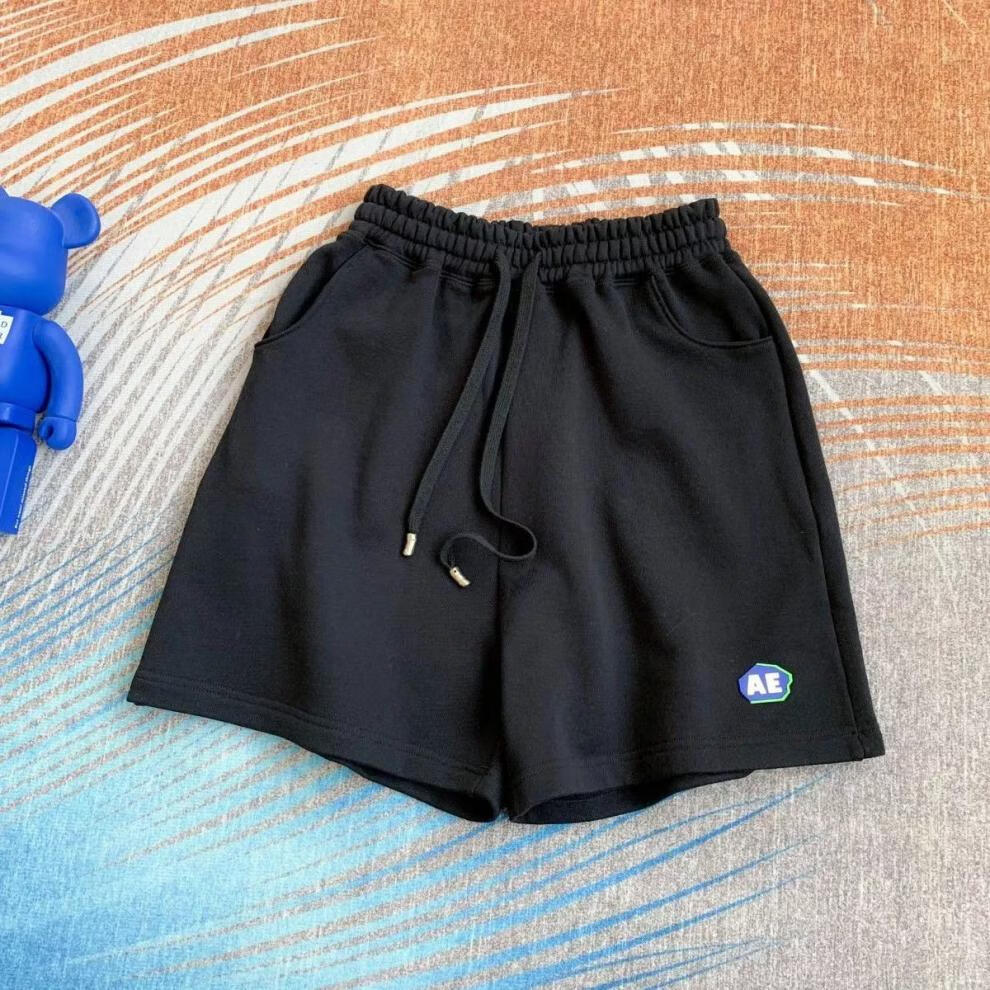 ader官方旗舰薄款夏季五分休闲宽松裤男女同款潮牌情侣休闲皮标短裤