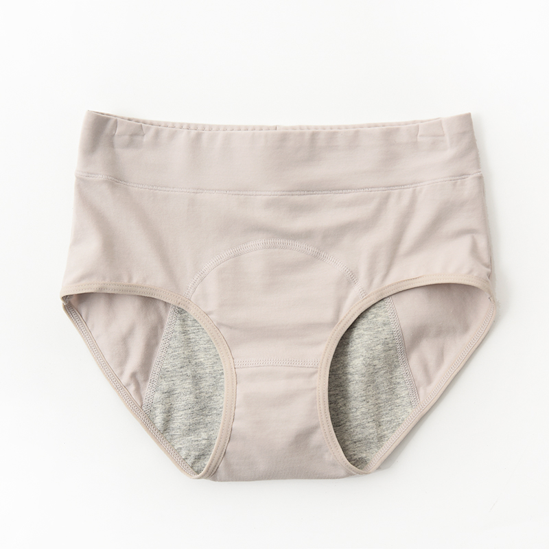 浪莎姨妈内裤女士纯棉安睡一整晚生理中高腰学生经期防漏三角加长