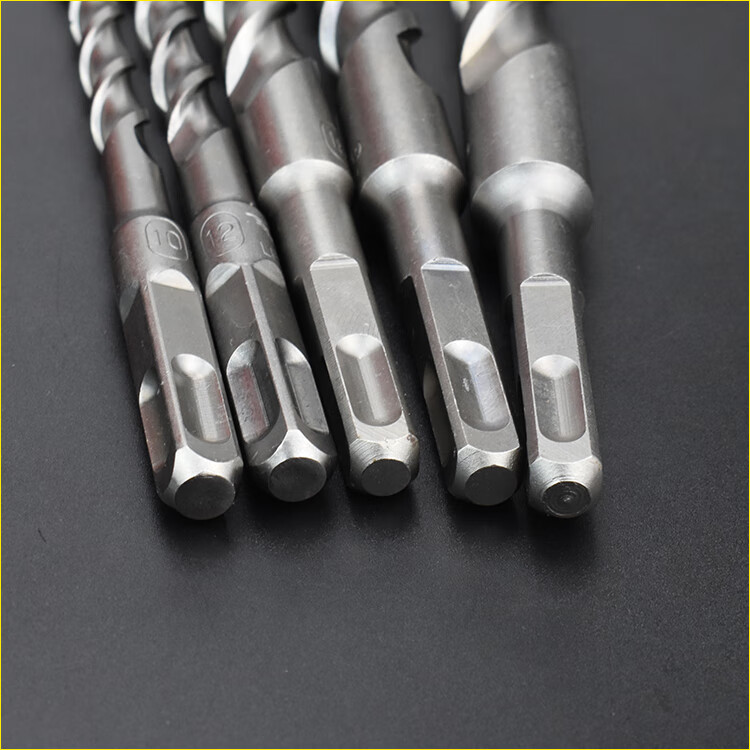 冲击钻头圆头方头四坑电锤钻头混泥土特长电凿子电凿子钻墙 电锤圆头