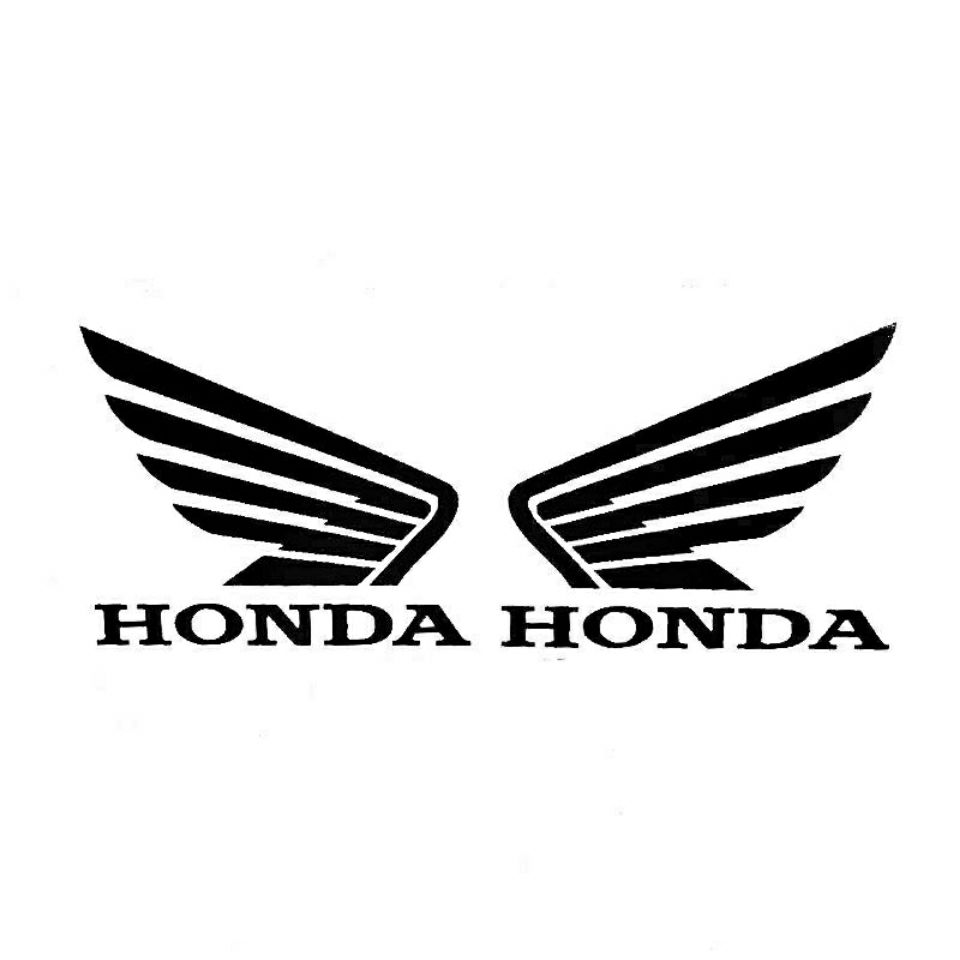 适用于五羊幻影150摩托车125车贴纸油箱标志本田翅膀反光装饰贴花