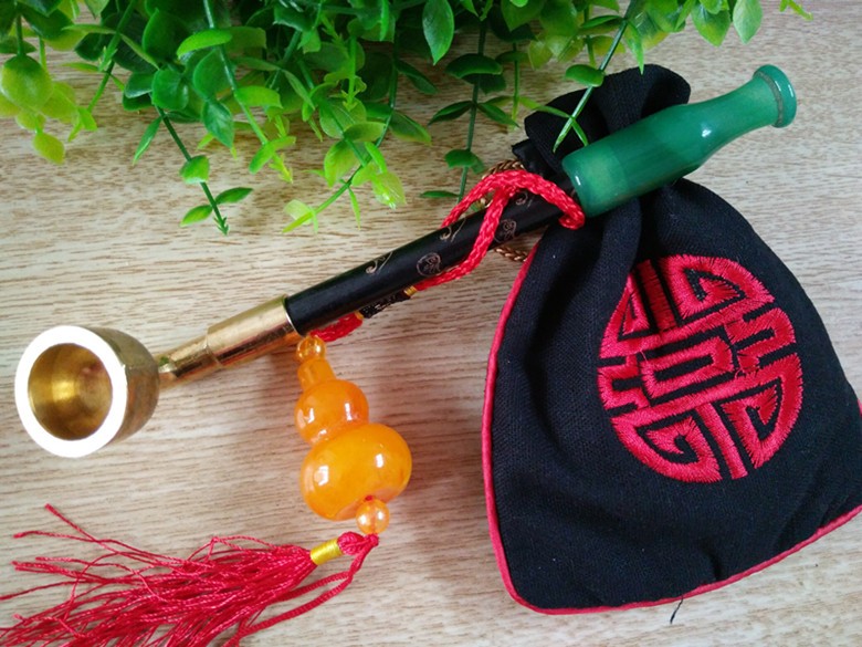 老式东北旱烟枪纪晓岚烟斗烟袋锅子旱烟袋传统手工长杆烟袋杆烟具 50