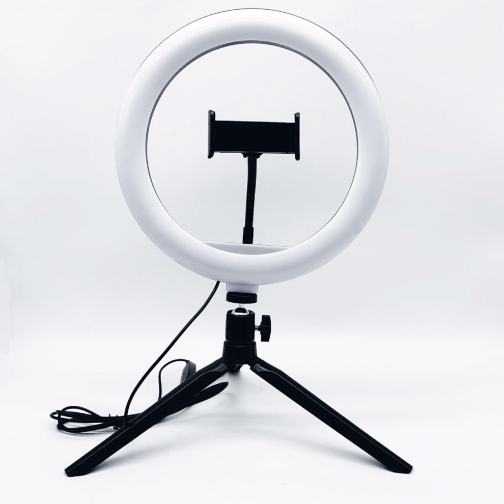 hkxa手机直播支架补光灯主播美颜嫩肤环形直播灯光网红主播自拍打光灯