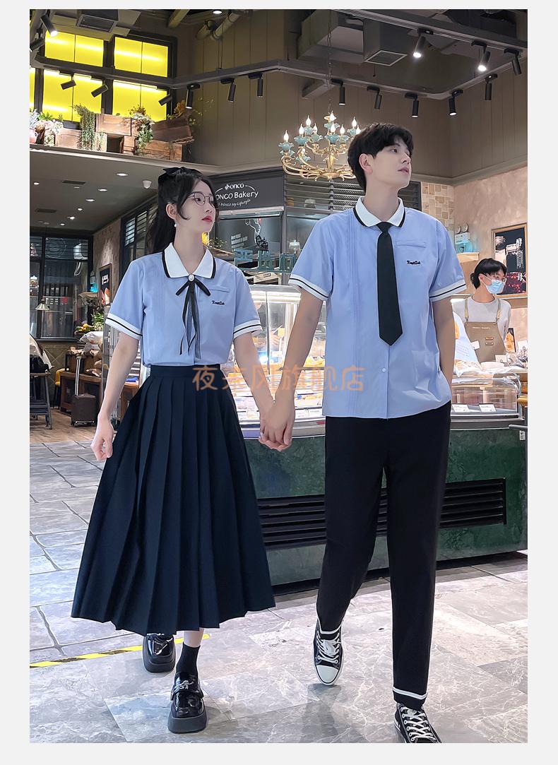 毕业季班服高中生毕业班服定制学院风夏季校服套装学生女生长裙子jk