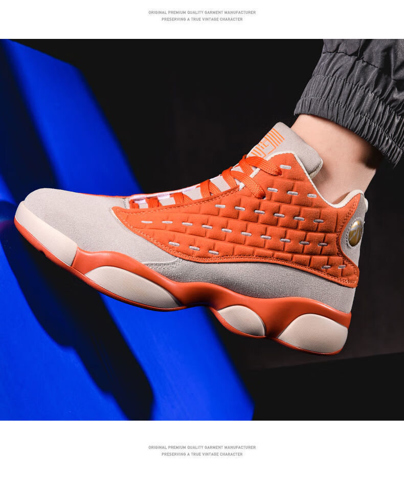 莆田纯原aj13兵马俑篮球鞋男女高帮休闲学生乔13青少年运动鞋科比战靴