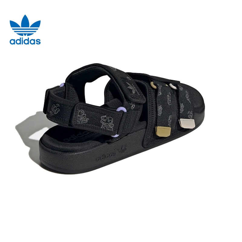 adidas阿迪达斯三叶草凉鞋男女鞋夏季运动休闲鞋时尚潮流沙滩鞋居家