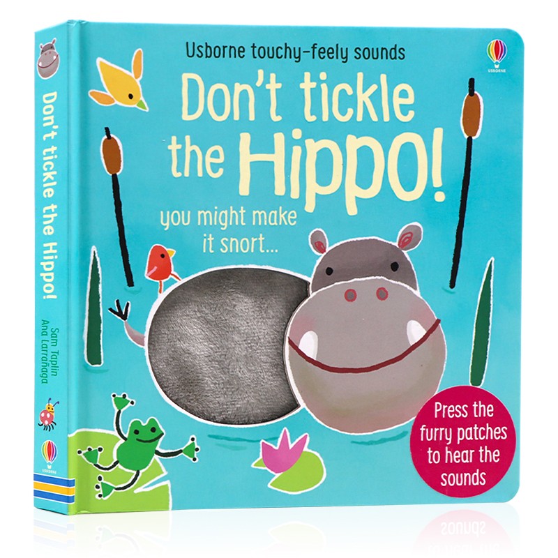 《usborne觸摸發聲書dont tickle the hippo!