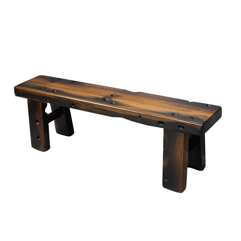 杞沐老船木板凳中式矮凳换鞋凳餐椅桌凳茶桌实木凳子户外古船木小长凳