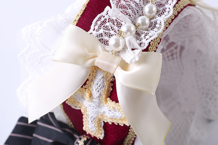 抖音网红夫人不吃鱼同款baby药箱日系软妹复古暗黑lolita洋装jsk吊带