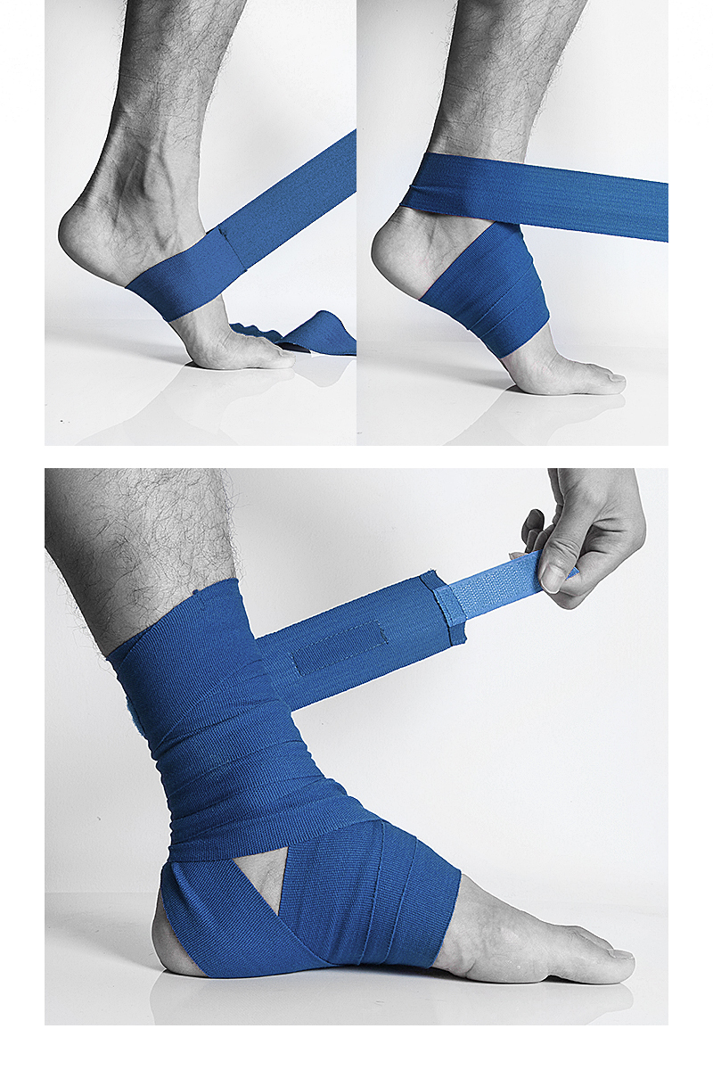 lara star春夏超薄透气脚腕护踝男拳击扭伤专业运动防护护具 灰色