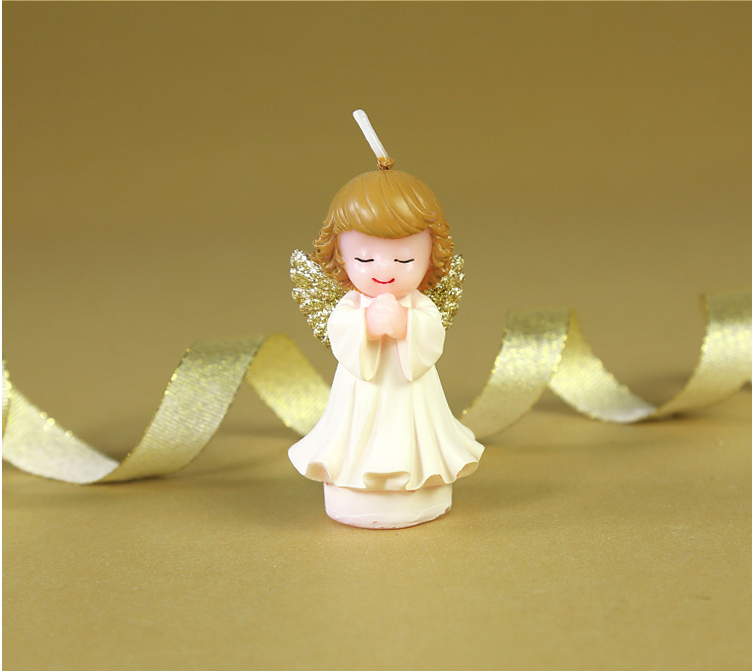 儿童派对用品生日礼物创意网红生日蜡烛无烟蜡烛天使宝宝小蜡烛 许愿