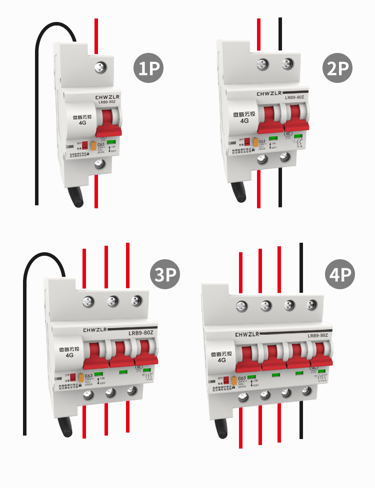 4p空开怎么接线图解图片