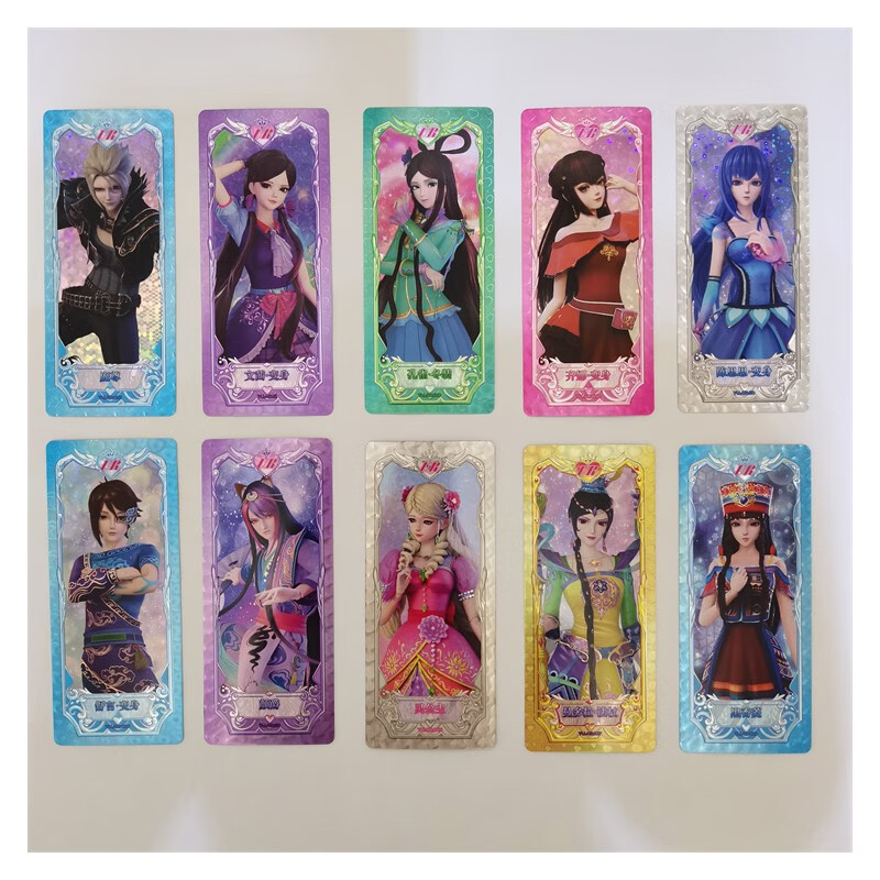 叶罗丽卡片星愿包ugr时间公主tcrcr大全套不重复女孩玩具动漫周边星愿
