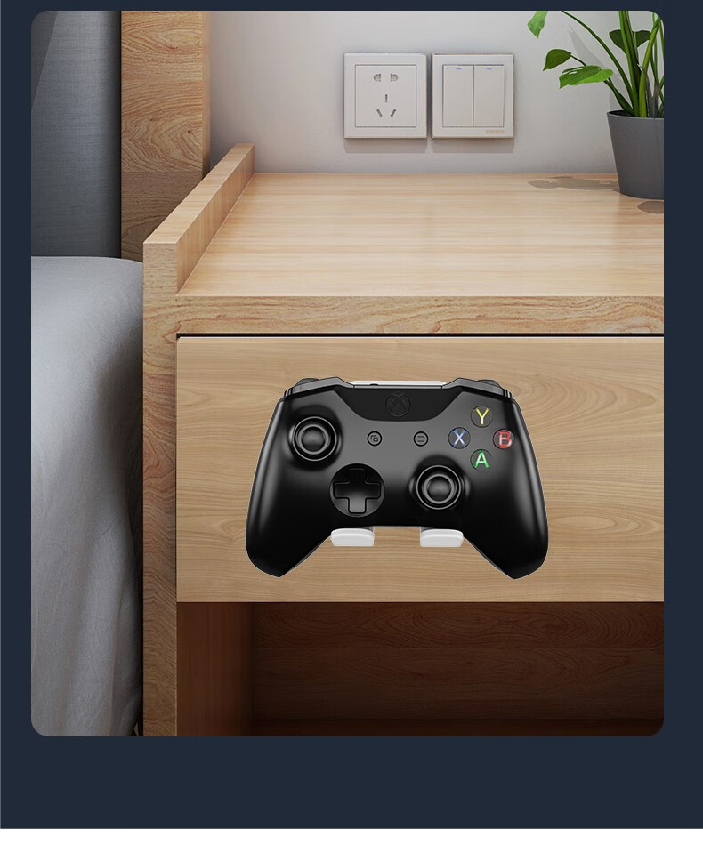 jean miss 手柄支架ps5游戏手柄支架通用挂架免打孔收纳架托switch