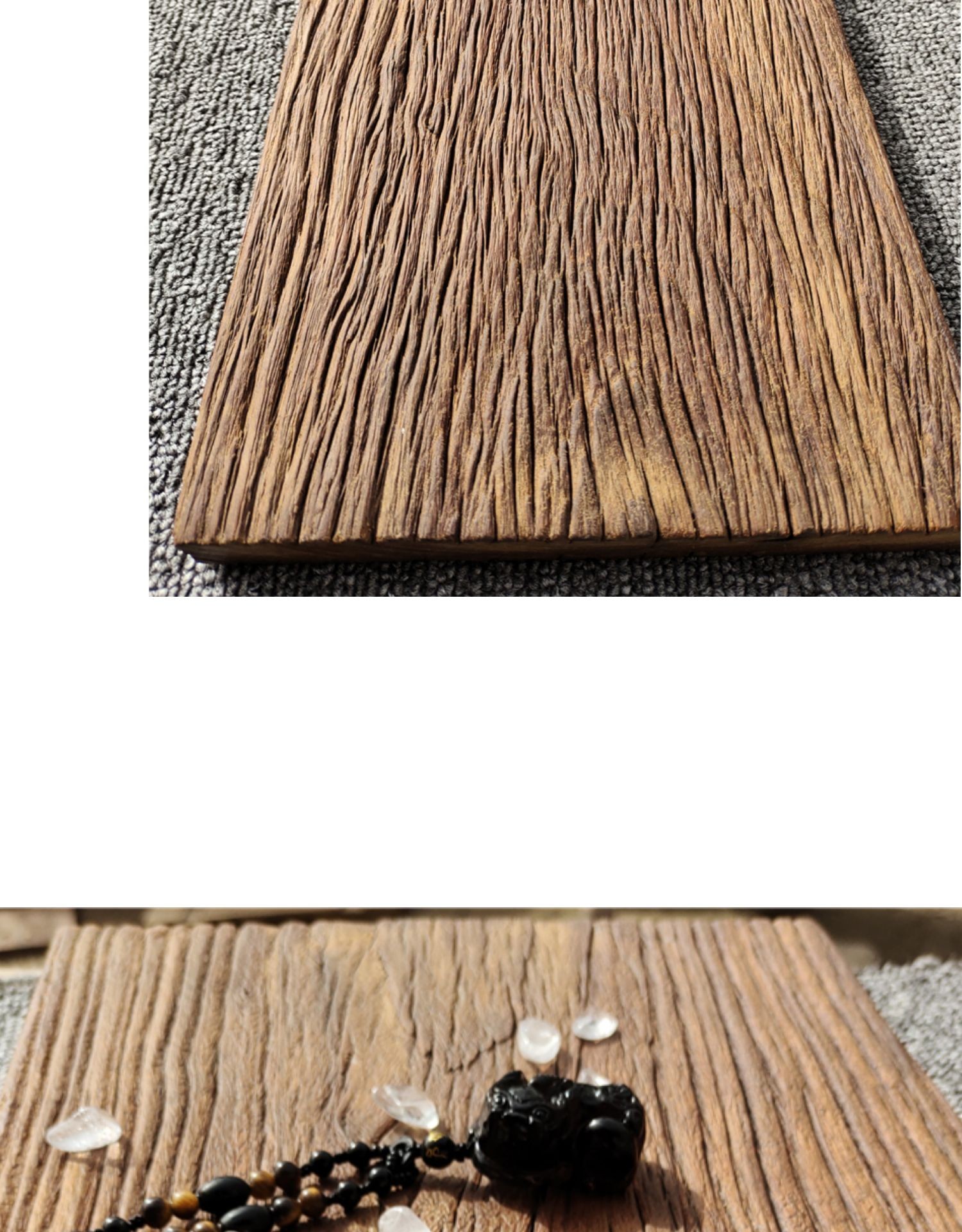 【享受轻奢生活】老榆木原生态实木干泡茶盘茶托整块风化木板茶台老