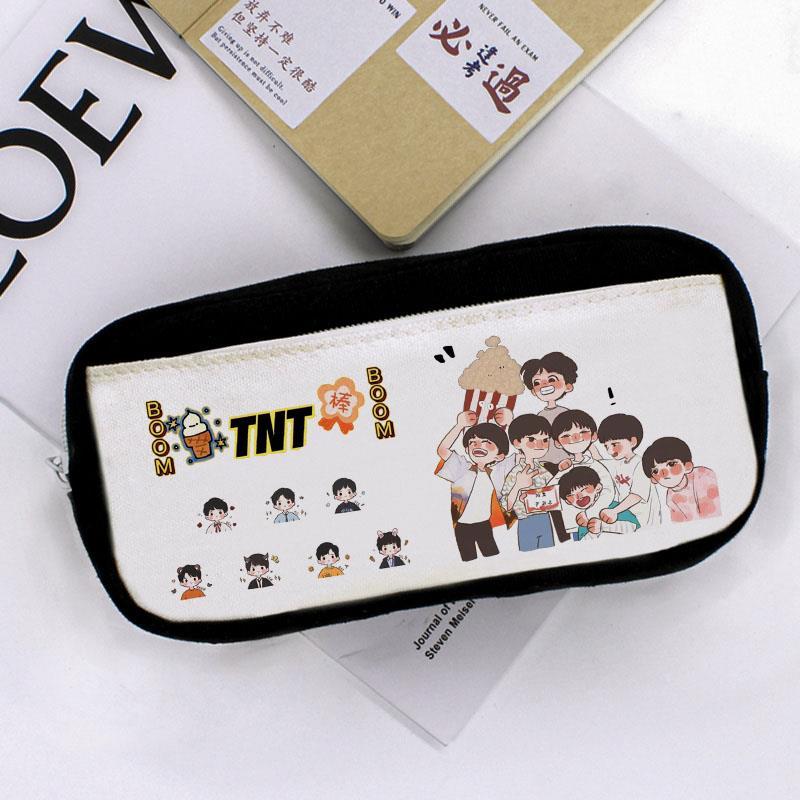 时代少年团笔袋宋亚轩丁程鑫马嘉祺周边学生大容量铅笔文具盒 黑色s款