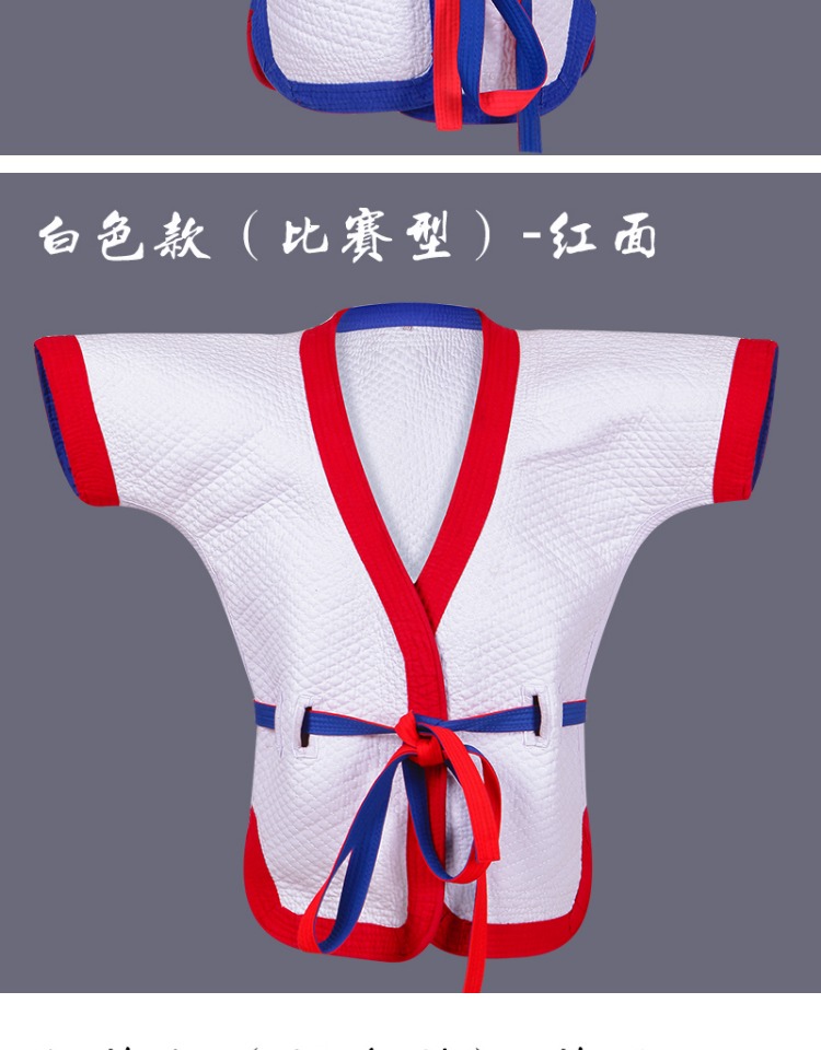 中国式摔跤跤衣红蓝传统式摔跤衣服中式摔跤衣褡裢加厚棉布摔跤服裤子