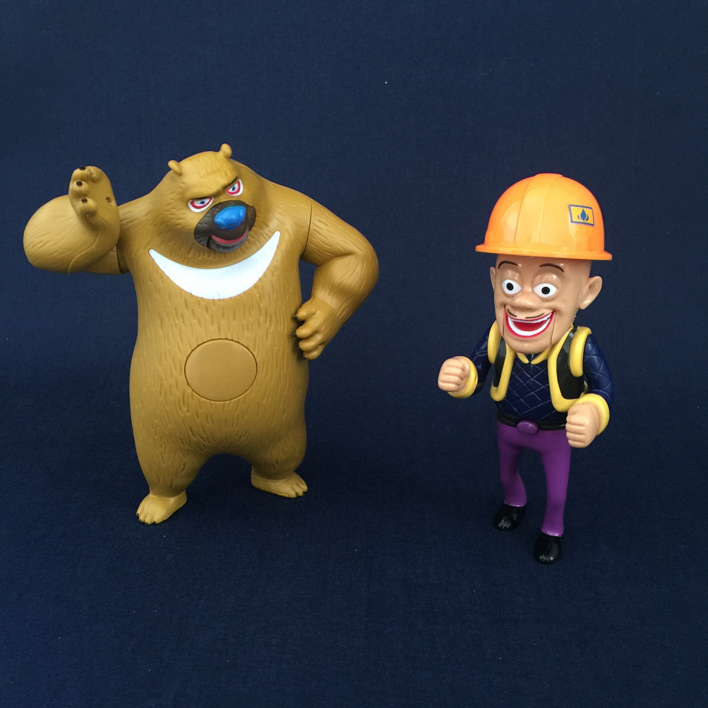 大号公仔玩具定制款 光头强电锯mg120 熊二故事机 电锯长48cm【图片