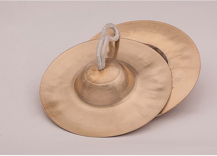 锣鼓腰鼓京镲鼓号队成人打击乐器大擦腰鼓队军鼓队大镲腰鼓镲27cm红稠