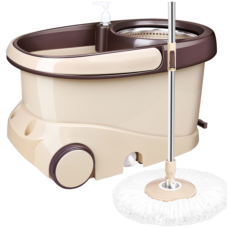 2022新款 拖把百家好世 旋风拖把免手洗旋转拖吸水托布家用手压拖地桶