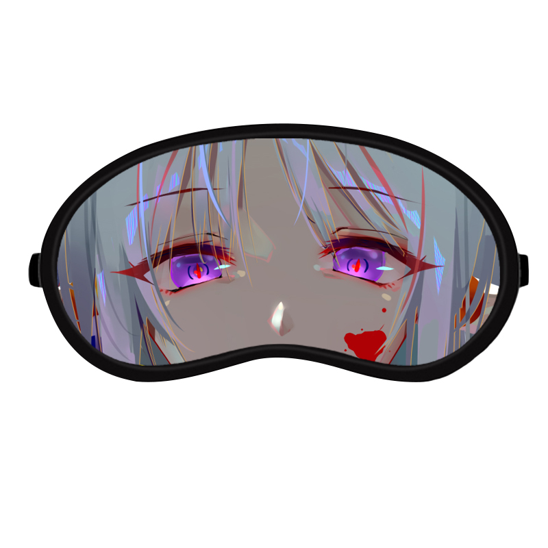 明日方舟眼罩阿米娅能天使罗德岛银灰年动漫周边冷热两用睡眠眼罩 v款