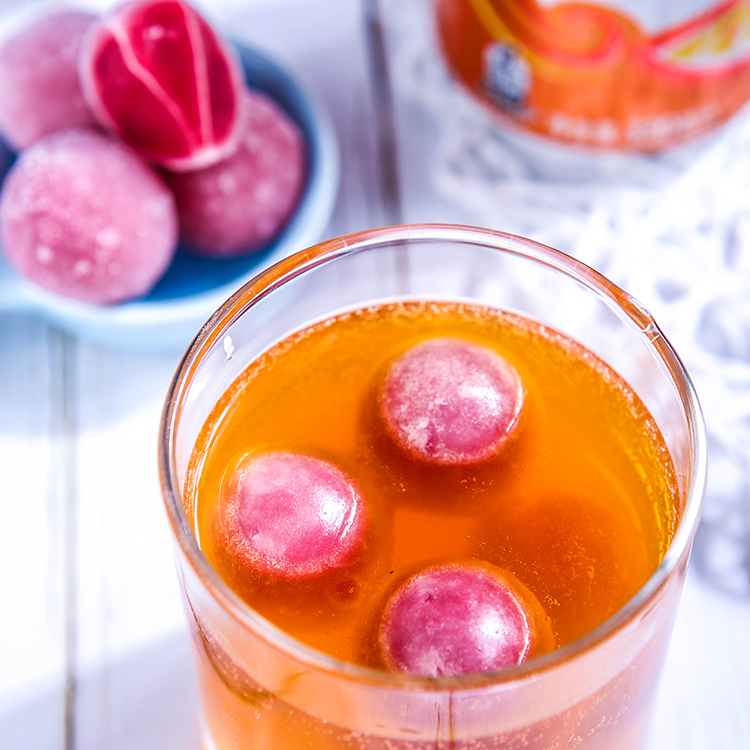 20包德华葡萄冰球小丸子冷饮雪糕冰淇淋网红日本罗森冰葡萄球乐飞利