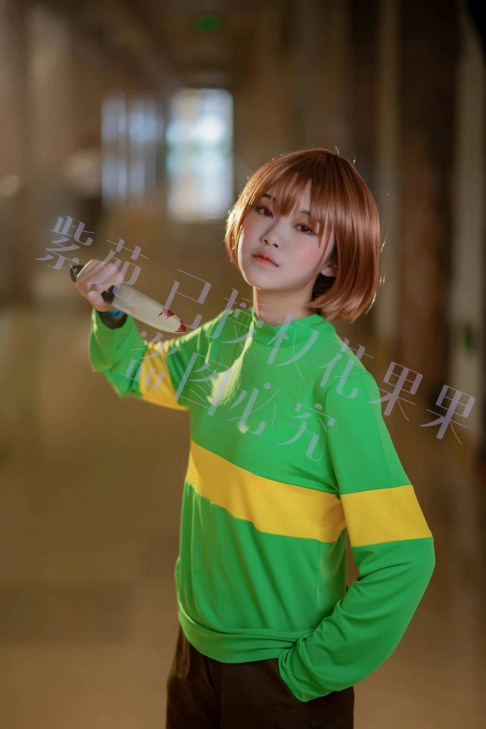 新品 传说之下undertale cosplay服装frisk chara cos外套上衣sans新