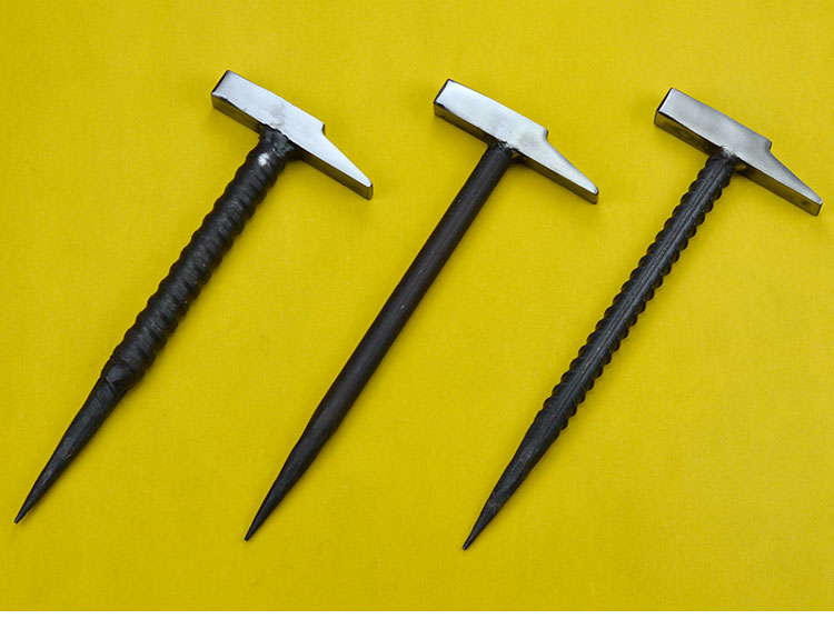 铝模专用锤子建筑铝模工具全套防滑钳工锤高硬度鸭嘴锤扁头 天蓝色